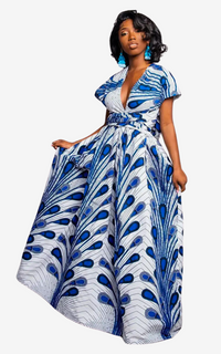 Robe en Wax Femme