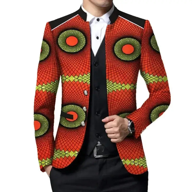 Blazer Blouson En Pagne Africain African Modele De Veste En Pagne