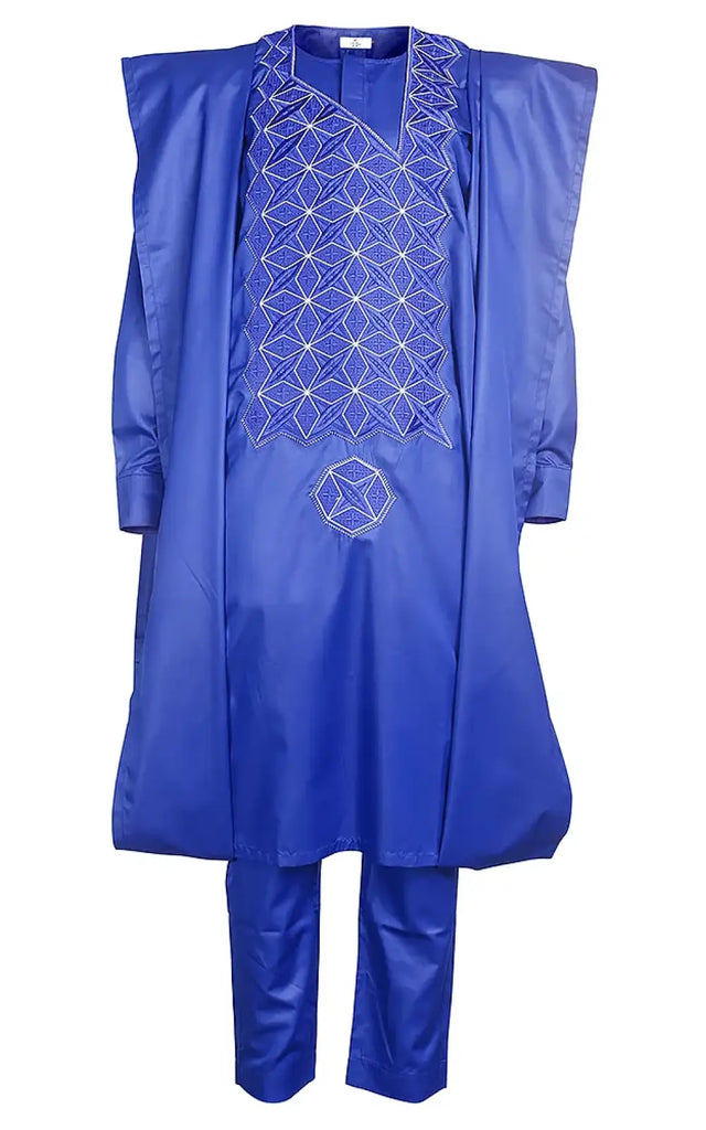 Boubou 3 pieces discount homme en bazin