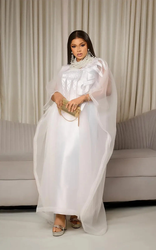 Boubou africain femme mariage sale