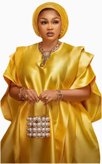 Boubou Femme Chic Avec Foulard