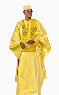 Boubou Homme Sénégalais 3 Pièces