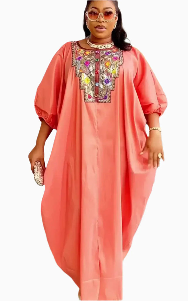 Femme Robe Boubou En Pagne Boubou Brodé Modèle De Robe Africaine