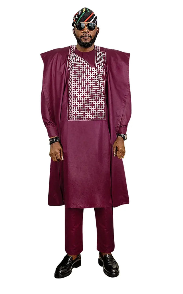 Hombre nigeriano Boubou Afro Elegance