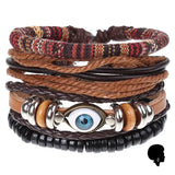 Bracelet Africain Homme Cuir