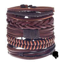 Bracelet Africain Homme Cuir