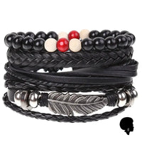 Bracelet Africain Homme Cuir