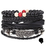 Bracelet Africain Homme Cuir