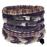 Bracelet Africain Homme Cuir