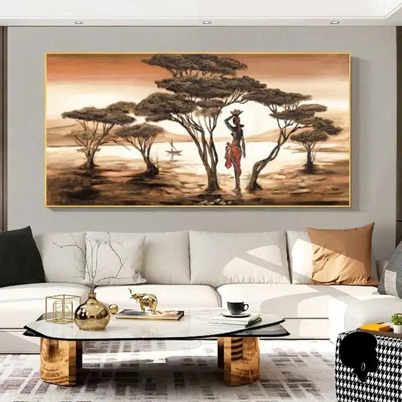 Cadre africain / Batik - Décoration