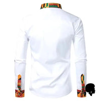 Chemise Blanche Homme Style Africain