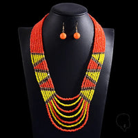 Collier de Perles Africain
