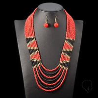 Collier de Perles Africain
