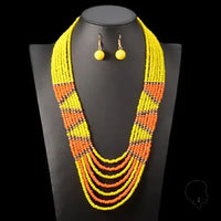 Collier de Perles Africain