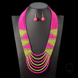 Collier de Perles Africain