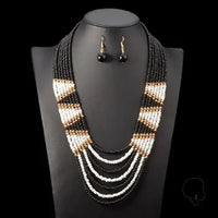 Collier de Perles Africain