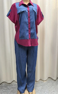 Ensemble Africain Femme en Jean