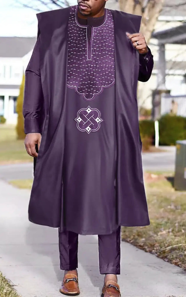 Grand Boubou Bazin Homme Afro Elegance