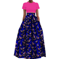 Jupe Africaine Bleu Roi