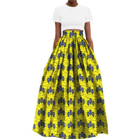 Jupe Africaine Jaune