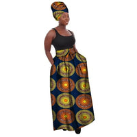 Jupe Africaine Jaune Orange