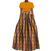 Jupe Africaine Orange