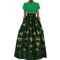 Jupe Africaine Verte