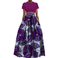 Jupe Africaine Violette