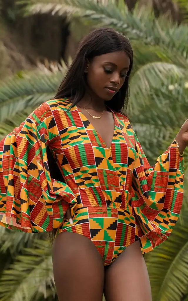 Maillot de bain online imprimé africain