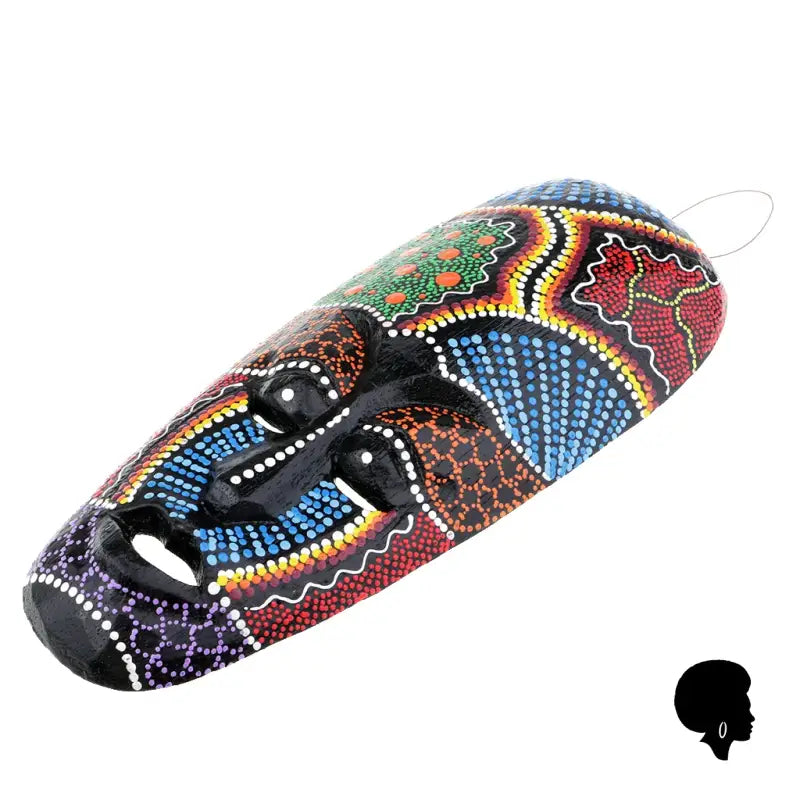 Grand Masque Africain XXL – Fait Main, Style Tribal, état Comme Neuf