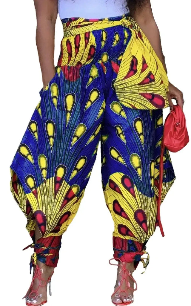 Pantalon Femme Motif Africain – Afro Élégance - Main Image