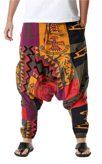 Pantalon Motif Africain Homme