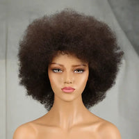 Perruque Afro Avec Frange