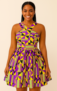 Robe Africaine Chic Midi