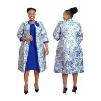 Robe Africaine Femme 2 Pièces Fleuri