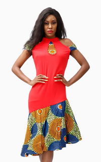 Robe Africaine Originale Rouge
