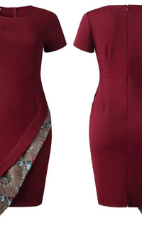Robe Femme Africaine Chic Rouge