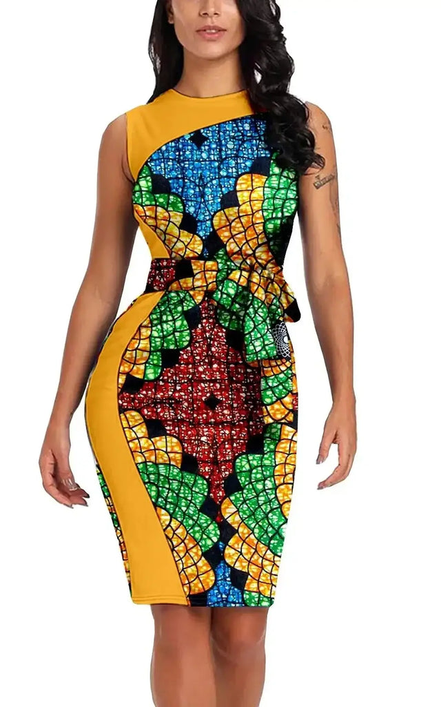 Robe Tissu Africain – Afro Élégance