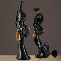 Statue Couple Africain