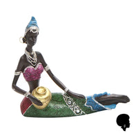 Statue Femme Africaine Allongée