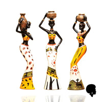 Statuette Africaine En Laiton