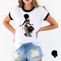 T Shirt Africain Black Queen