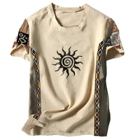 T Shirt Africain Soleil Tribal