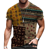 T Shirt Fashion Motif Africain Homme