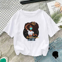 T Shirt Imprimé Africain Femme