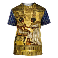 T Shirt Motif Egyptien Et Oeil Anubis