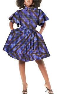 Wax Robe Africaine Moderne