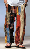 Pantalon Africain Homme Motif Géométrique