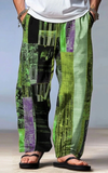 Pantalon Africain Homme Motif Géométrique