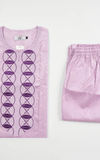 Ensemble Africain Homme Agbada Violet